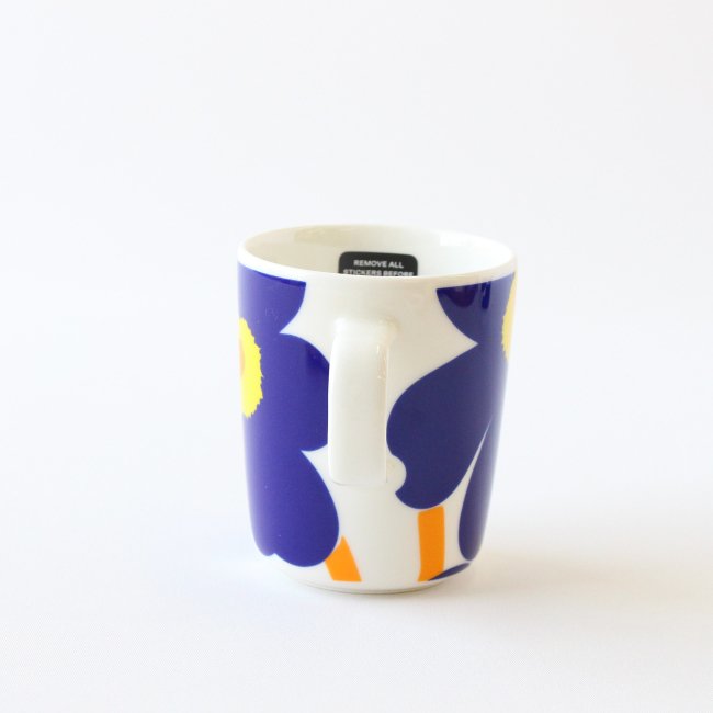 マリメッコ ウニッコ 60周年マグカップ250ml / marimekko Unikko Mug / ネイビー