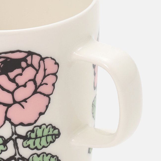 日本限定】マリメッコ ヴィヒキルース マグ（ピンク）250ml / marimekko Vihkiruusu Mug / 北欧食器