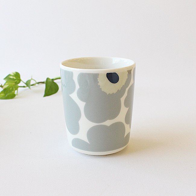 新色】マリメッコ ウニッコ マグカップ250ml / marimekko UNIKKO Mug / ライトグレー×サンド