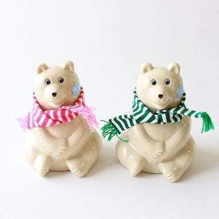 しろくま貯金箱春夏秋冬四季6点セット