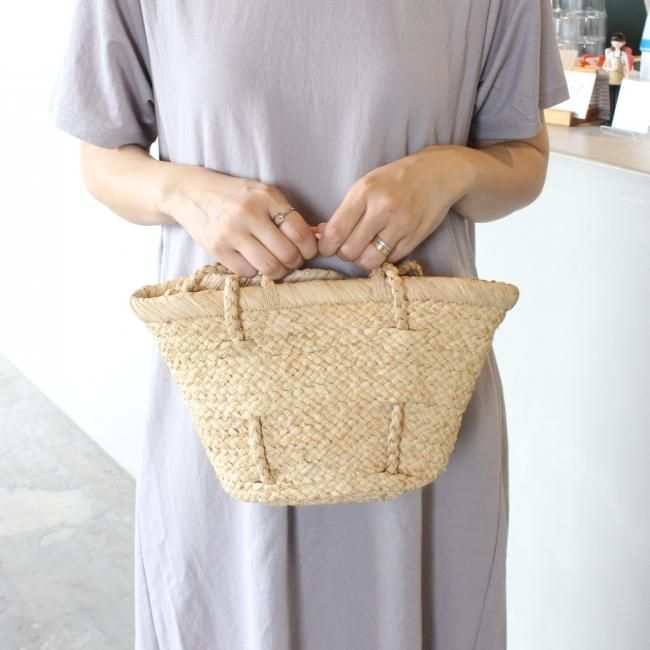 AMPIANA × CINQ（サンク）オリジナルかごバッグ（ミニショルダー）