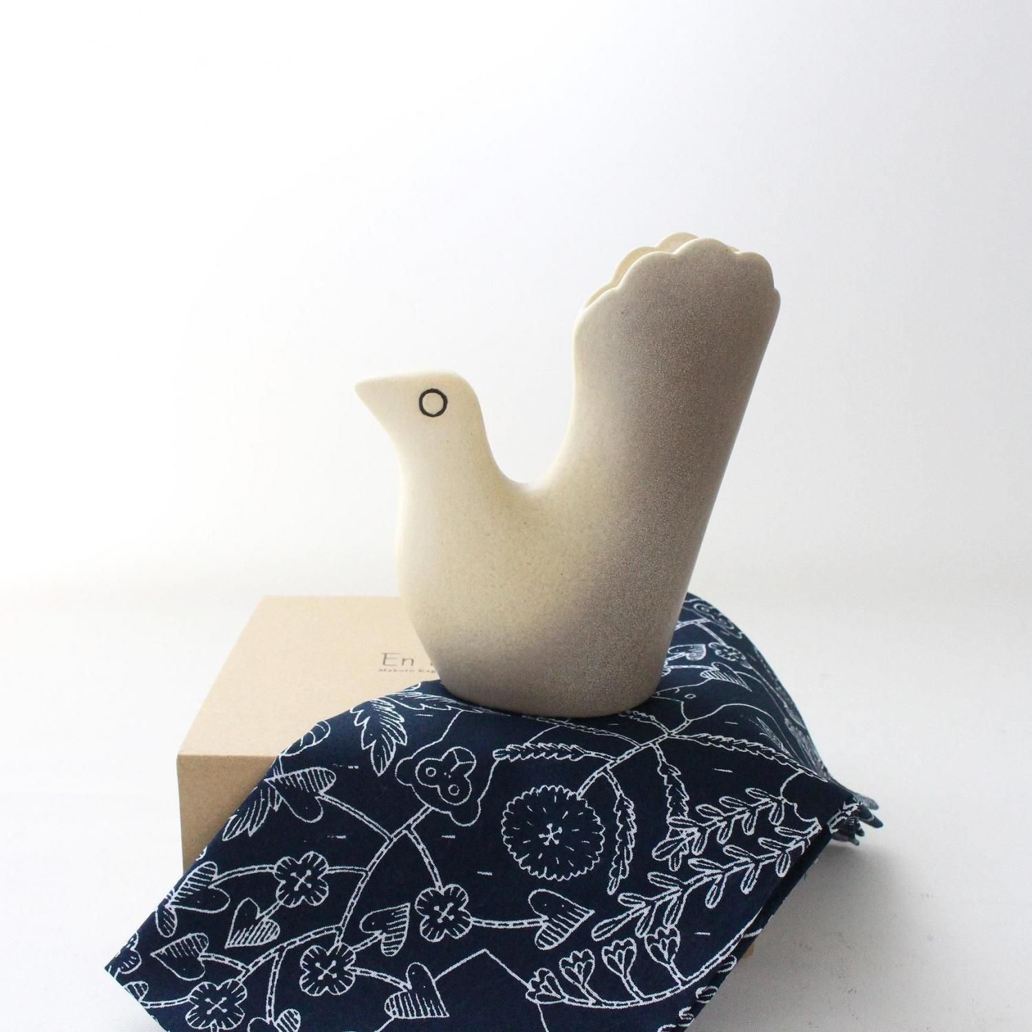 En Liten Van(小さな友達) bird グレー IDEE 鹿児島睦 Keramikstudion×鹿児島睦 / En Liten Van(小さな友達)Bird