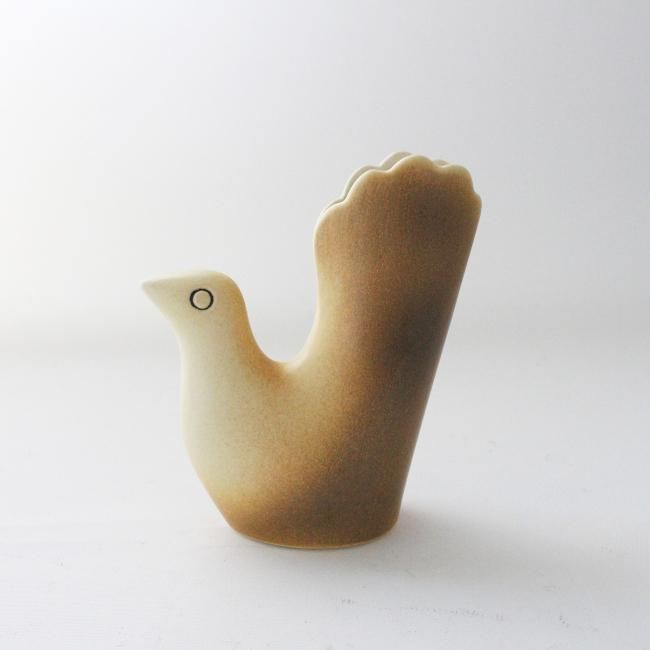 En Liten Van（小さな友達)bird ブラウン　IDEE 鹿児島睦 Keramikstudion×鹿児島睦 / En Liten Van（小さな友達）Bird