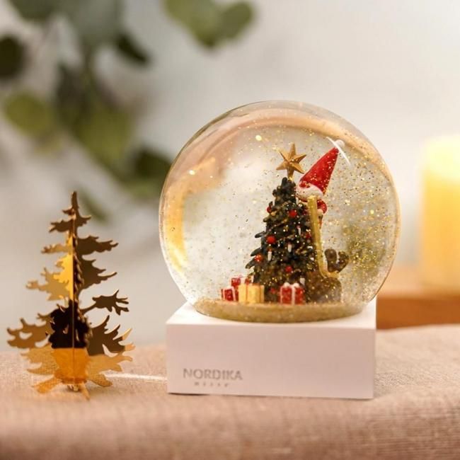 2025年限定】幸せを運ぶ妖精 ノルディカニッセ スノードーム（飾りつけ