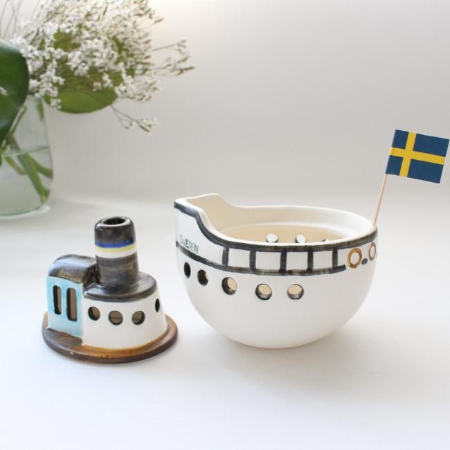 【訳あり】リサラーソン グスタフスベリボート グスタフスベリ ボート（リサ・ラーソン／Lisa Larson） フリー