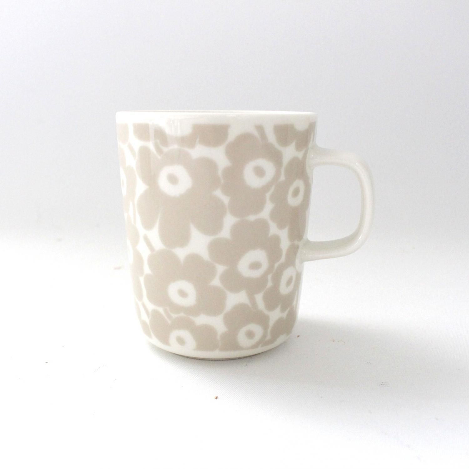 ♡マリメッコ　ウニッコ　マグカップ　プレート　ホワイト　新品　北欧　ベージュ 楽天市場】マグ ウニッコ ホワイト×ベージュ（マリメッコ