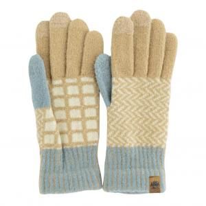 <img class='new_mark_img1' src='https://img.shop-pro.jp/img/new/icons1.gif' style='border:none;display:inline;margin:0px;padding:0px;width:auto;' />TEHTAVA TOUCH GLOVES / テスタバ タッチグローブ(ヘリンボーン・ベージュ) / 手袋