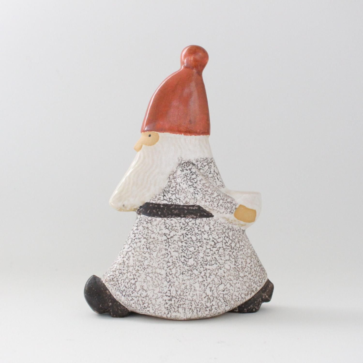 リサ・ラーソン / ストレスサンタ（グレー）/ Lisa Larson / クリスマス