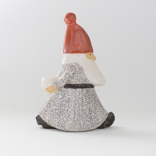 リサ・ラーソン / ストレスサンタ（グレー）/ Lisa Larson / クリスマス