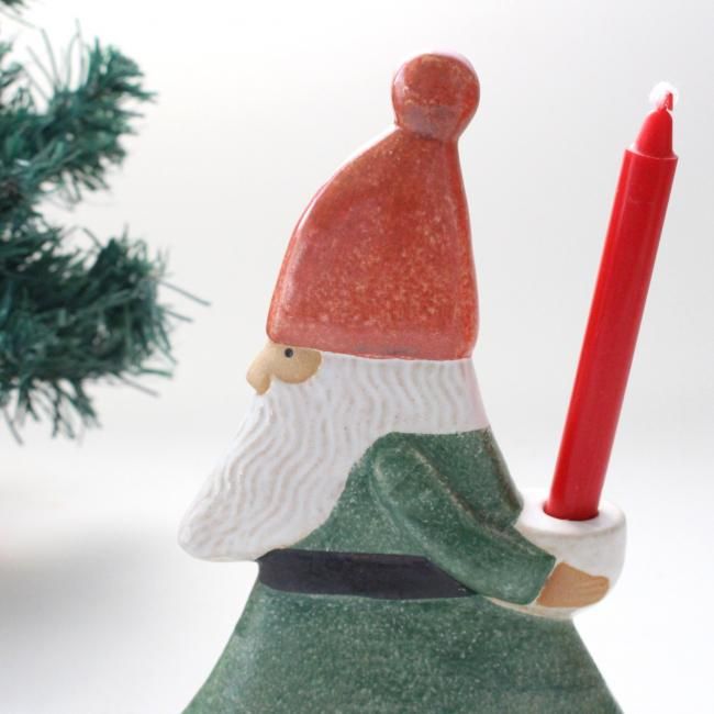 リサ・ラーソン / ストレスサンタ（グリーン）/ Lisa Larson / クリスマス