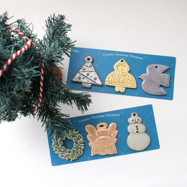 数量限定】バーズワーズ セラミック クリスマスオーナメント2025（A