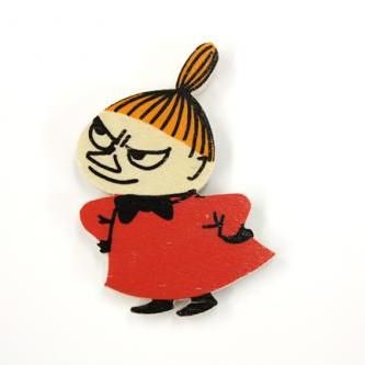 ムーミン Moomin 木製マグネット 見上げるミィ 雑貨 ステーショナリー マグネット