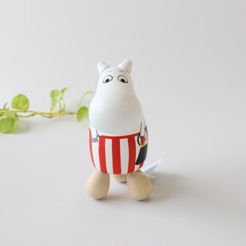 ムーミン Moomin 木製つぼ押し人形 ムーミンママ ハンドペイント 雑貨 ステーショナリー 雑貨その他