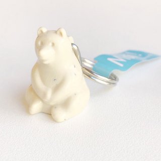フィンランドのしろくまキーホルダー/Polar Bear Key holder【ネコポス発送可】
