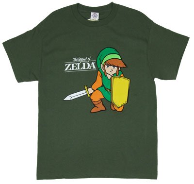 ゲーム zelda ゼルダの伝説 Tシャツ
