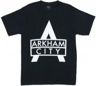 <img class='new_mark_img1' src='https://img.shop-pro.jp/img/new/icons26.gif' style='border:none;display:inline;margin:0px;padding:0px;width:auto;' />バットマンアーカムシティ ロゴ Ｔシャツ Batman Arkham City Logo T-shirt DCコミック アメコミ