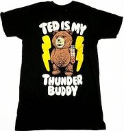 【在庫あり】 映画テッド Ｔシャツ Black TED コメディ ハングオーバーを超えた！？