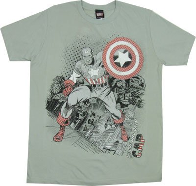 僅か在庫あり 生産終了激レアデザイン キャプテンアメリカ ソフトタイプ ｔシャツ Captain America アメコミ アベンジャーズ正規品