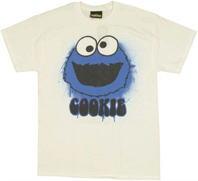 在庫あり セサミストリート クッキーモンスター いいね ｔシャツ Sesame Street Cookie ジャンクフード Usa直輸入アメリカ Tシャツ村akochan S アコチャンズ