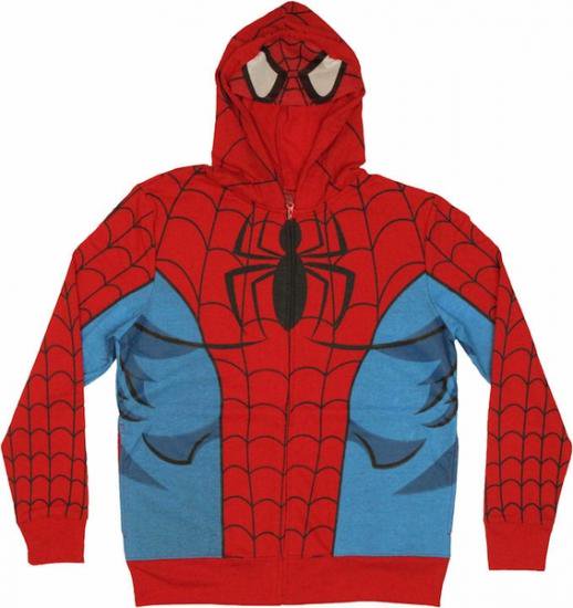 50%OFF【激安★在庫で完全終了】スパイダーマン フード付パーカー マーベル 衣裳にイベントに！Spiderman Hoddie -  アメリカTシャツ村AKOCHAN'S アコチャンズ。