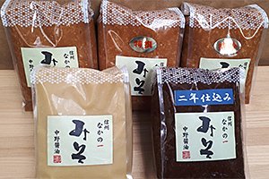 味噌お試しセット - なかの一みそ しょうゆ | 中野醤油株式会社 | 長野県中野市