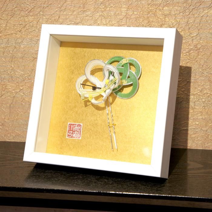 ha0014椿の水引細工のかんざし(大) ピンク 片葉 壁掛け