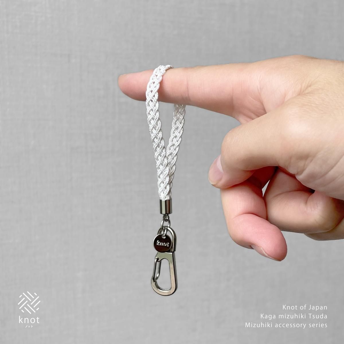 水引フックストラップ | ラメピンク - 津田水引折型 online shop