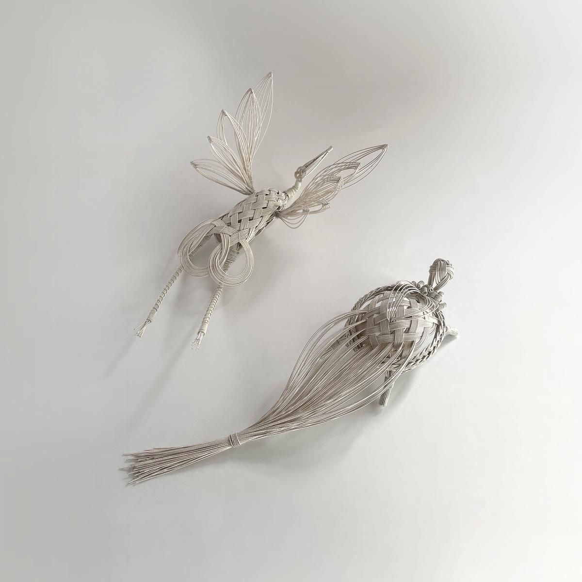 ym0003山森水引 線径0.6mm（銀線水引素材）｜水引素材・水引キット