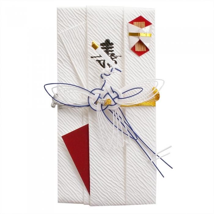 sm0013糸鶴の祝儀袋 （青）｜祝儀袋（水引細工）｜加賀水引 津田水引折型