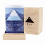 ノベルティ・粗品で人気の「富士山　ハンドタオル　木箱（青）」