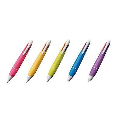 ノベルティ 販促品 粗品 景品用としてオススメなカラフル4色ボールペン 1個です ノベルティ 販促品 粗品 景品用としてオススメなカラフル4色ボールペン 1個です