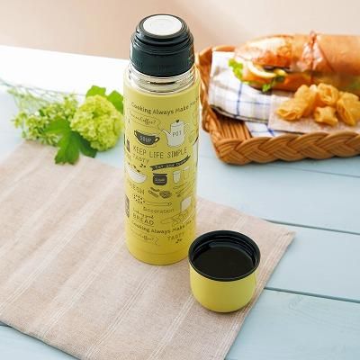 ノベルティ、販促品、粗品、景品用としてオススメなデイリー・ステンレスボトル５００ｍｌ Ｋｉｔｃｈｅｎです。