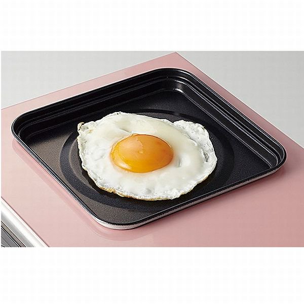 ノベルティ 販促品 粗品 景品用としてオススメなコイズミ 目玉焼きも焼けるオーブントースター１台 ピンク です