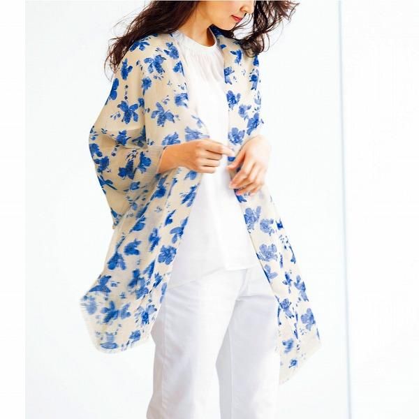 h&m satin crepe kimono