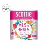 ノベルティ・粗品で人気の「【国産】スコッティ フラワーパック1.5倍長持ち8ロール(ダブル)」