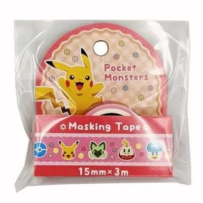 ノベルティ 販促品 粗品 景品用としてオススメなキャラクターマスキングテープ ポケモンｂです