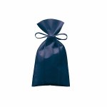 ノベルティ・粗品で人気の「不織布ラッピング巾着（Ｓ）／ディープブルー」