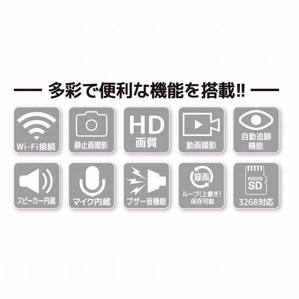 ノベルティ、販促品、粗品、景品用としてオススメなＷｉ－Ｆｉ リモートライブカメラです。