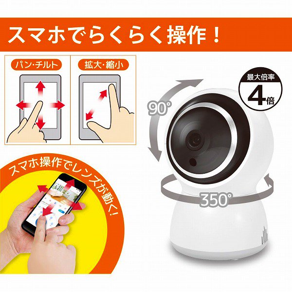 ノベルティ、販促品、粗品、景品用としてオススメなＷｉ－Ｆｉ リモートライブカメラです。