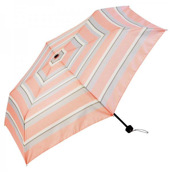 ノベルティ、販促品、粗品、景品用としてオススメなマルチカラーボーダー・折りたたみ傘 １個です。
