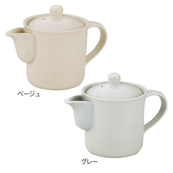 【未使用】TravelBuddy   茶こし付きティーポット 茶こし付きティーポット 陶器製（ロゴ入）600ml 白 シンプル 日本製