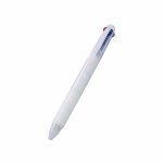 ノベルティ・粗品で人気の「３色プラスワンボールペン（再生ＡＢＳ）　ホワイト」