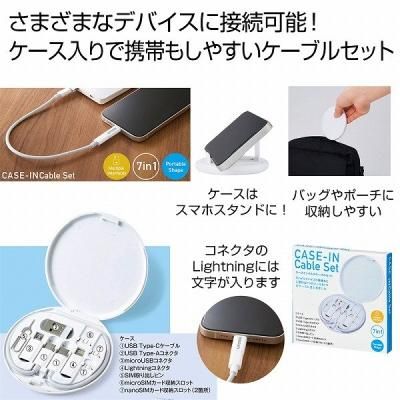 ノベルティ、販促品、粗品、景品用としてオススメなケースインマルチ