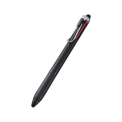 赤いボールペン メタルクリップ付き ノベルティ、販促品、粗品、景品用としてオススメなタッチペン付メタル