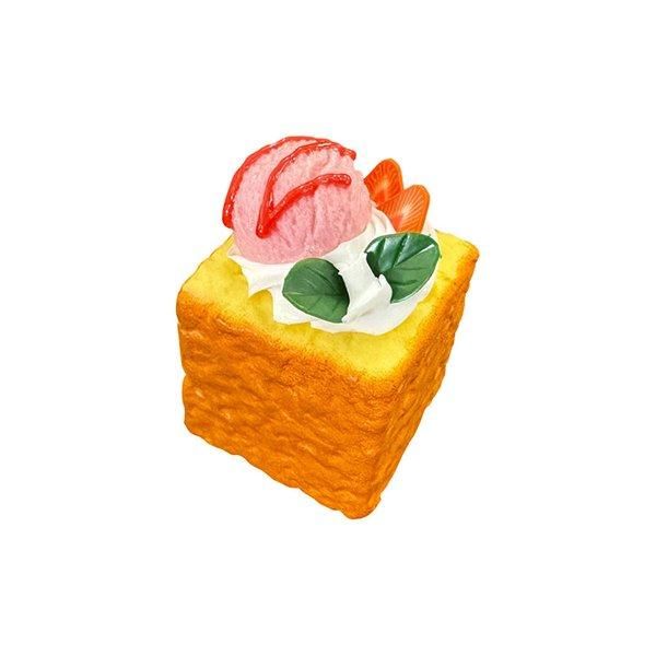 キャラメルハニートースト　食品サンプル　蝋サンプル　ケーキ　スイーツ　実物大 ノベルティ、販促品、粗品、景品用としてオススメなハニー