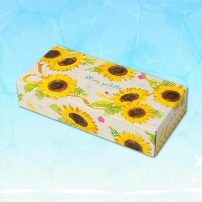 ひまわりのティッシュケース　２こセット ノベルティ、販促品、粗品、景品用としてオススメな【国産
