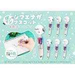 ノベルティ・粗品で人気の「ぽってりシマエナガマスコット4色ボールペン 1個」
