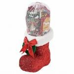 ノベルティ・粗品で人気の「クリスマス・ラメブーツ(中)お菓子入」