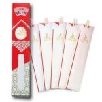 ノベルティ・粗品で人気の「 三ツ折祝い箸5膳箱入」