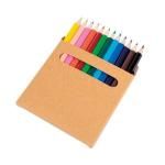 ノベルティ・粗品で人気の「 クラフト12色いろえんぴつ/ナチュラル」